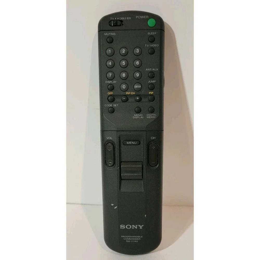 Sony RM-Y114A TV Cable Programmable Commander Remote Control Tested Works‎